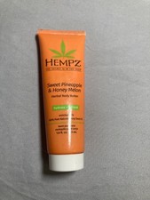 Hempz Sweet Pineapple And Honey Melon Herbal Body Butter 1.8oz 53ml New Sealed