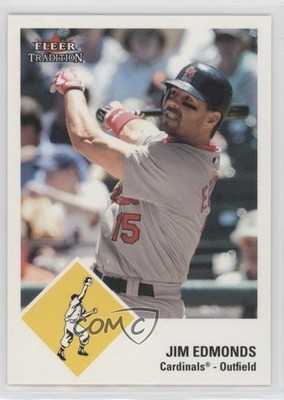 2003 Fleer Tradition Update Glossy 77/100 Jim Edmonds #U67 0s8i