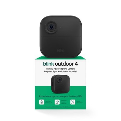 Blink Outdoor 4th Gen Add-on Camera WiFi Security  Cam, Sync Module Not included