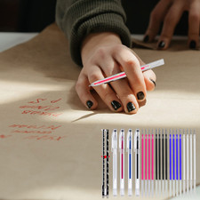 4 Colors Heat Erasable Pens for Fabric with 20 Refills, Heat Erasable Fabric ...