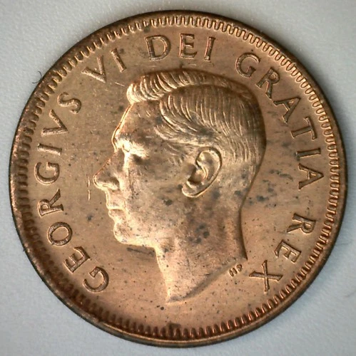 1950 Canada Small Cent — photo from the most recent tracked eBay sale
