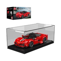 Mould King 27075 Laferari Speed Champion Inkl Vitrine Klemmbaustein Auto Neu Ovp