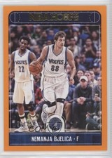 2017-18 Panini NBA Hoops Orange 23/25 Nemanja Bjelica #225 0b2