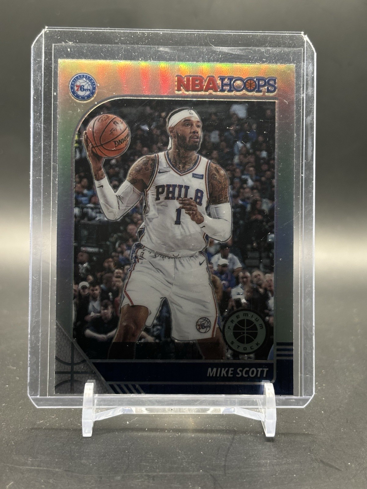 2019-20 Panini NBA Hoops Premium Stock - Mike Scott #279 Silver Prizm