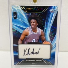 2023-24 Wild Card Metallix Basketball - Autographs Kadary Richmond Blue foil /4