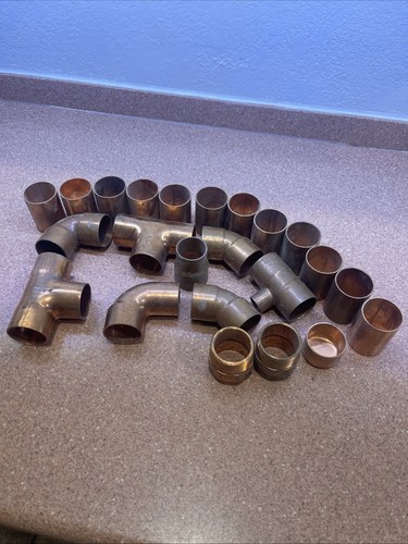 1 3/4” Copper Sweat Fitting Lot Of 23