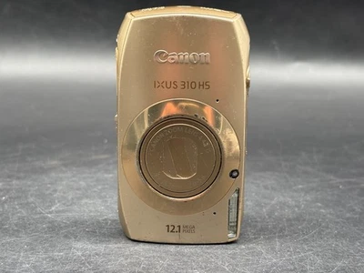 Canon IXUS 310 HS Digitalkamera Gold 12,1 MP 4,4 X Zoom IS Vintage Geprüft - Bild 1 von 4