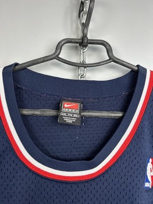 VTG Nike Team Kenyon Martin #6 New Jersey Nets NBA Sewn Jersey