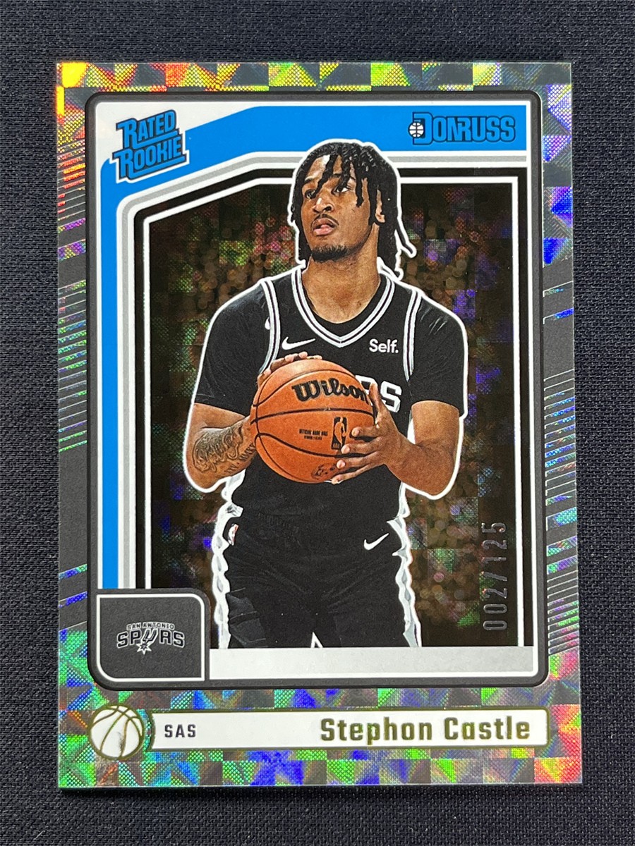 2024-25 Panini Donruss Stephon Castle #244 Hyper Rated Rookie RC /125 &12311