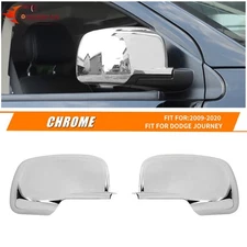 2PCS Chrome Rearview Door Mirror Covers For Dodge Journey 2009-2020 Accessories