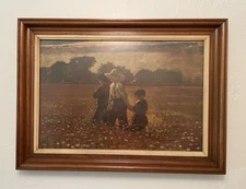 VTG Framed Winslow Homer   In The Mowing – Framed Exclusively For Ethan Allen