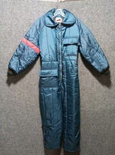 VTG JCPenney Snowmobile Apparel Suit Ladies 12-14 Medium Regular W/Hood USA Made
