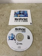 Vintage WordPerfect Office 2000 Professional CD-ROM -