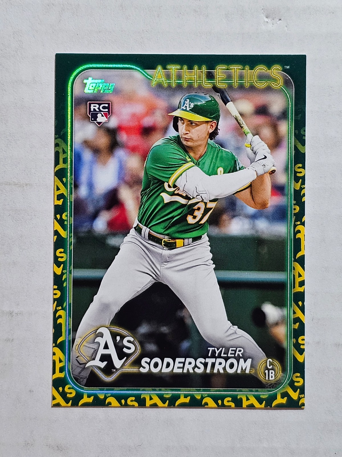 2024 Topps Series 1 - Tyler Soderstrom #244 Team Color Border (RC)