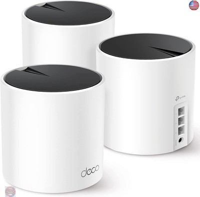 TP-Link Deco AX3000 WiFi 6 Mesh System(Deco X55) - Covers up to 6500 Sq.Ft. ,