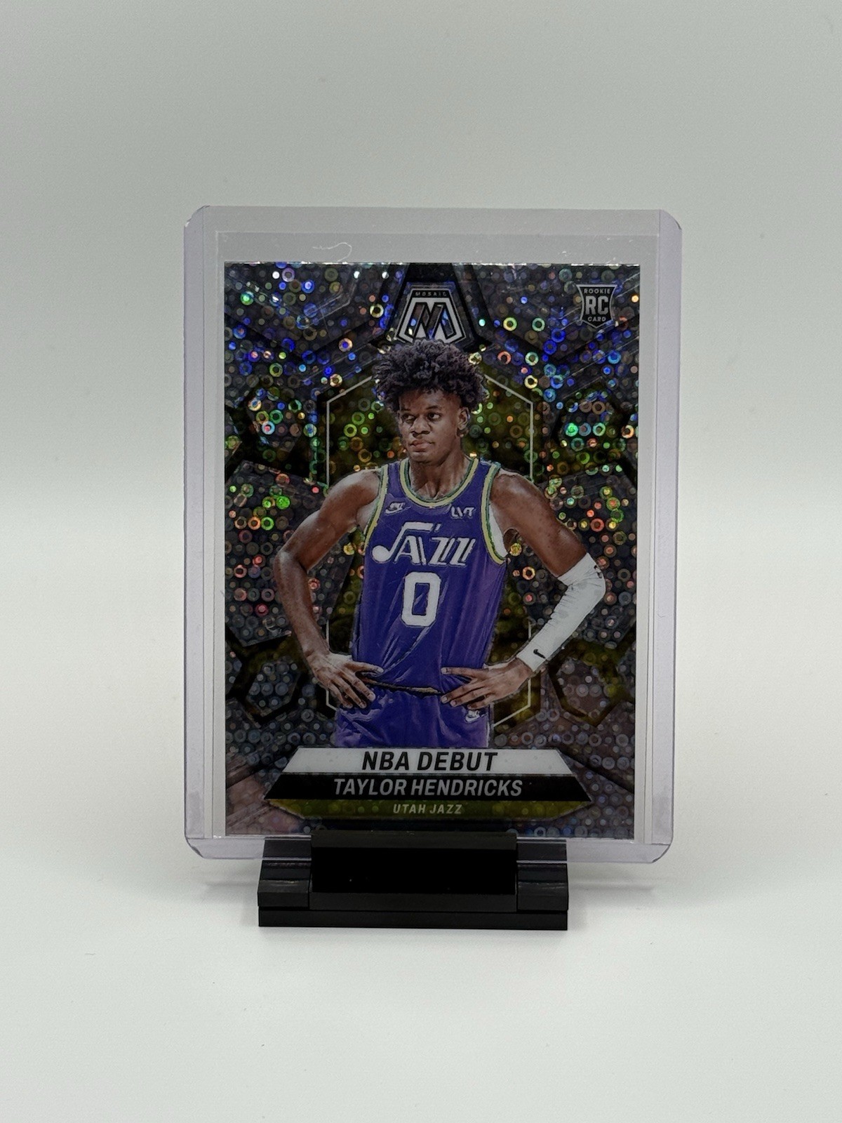 2023-24 Panini Mosaic - NBA Debut Taylor Hendricks #261 Fast Break Silver Mosaic