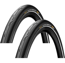 Continental Contact Urban Tire - 700 x 47, Clincher, Wire, Black/Reflex, 2 Pack