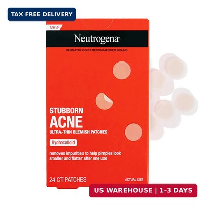 Neutrogena Stubborn Acne Ultra-Thin Patches for Acne-Prone Skin - Hydrocolloid O