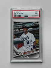 2017 Topps Justin Upton #207 SSP Variation PSA 9
