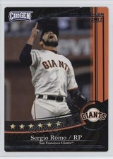 2012 Topps Sega Card-Gen Sergio Romo #J12-378 Rookie RC 0n1. rookie card picture