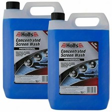 2x Holts All Seasons Windscreen Screen Wash High Power Concentrated 5 Litre 5L 1.70 per litre