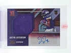JUSTIN JEFFERSON 2020 PANINI X XL SWATCH RPA ROOKIE PATCH RED /75 Q3668-4
