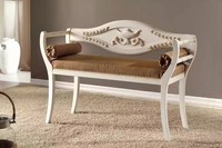 Sitzbank Wohnzimmer Klassische Bank Polsterbank MöBel Textil 103X38X77