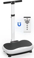 MERACH Vibration Plate Exercise Machine, Vibrating Plate Exercise Machine with H