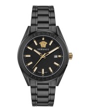 Versace Mens  Black 42mm Bracelet Fashion Watch