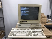 Tandy 1000 SL Vintage Computer w/ CM-5 RGB Monitor, Enhanced Keyboard, Floppies