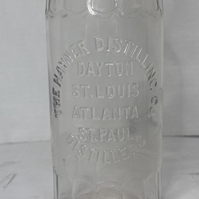 Antique THE HAYNER DISTILLING CO -  DAYTON ST. LOUIS ATLANTA 1897 WHISKEY BOTTLE