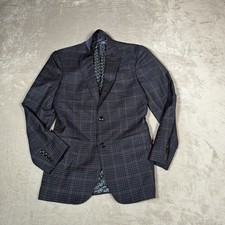 Ted Baker London Blazer Mens 36 Blue Navy Two Button Endurance Wool Sport Coat
