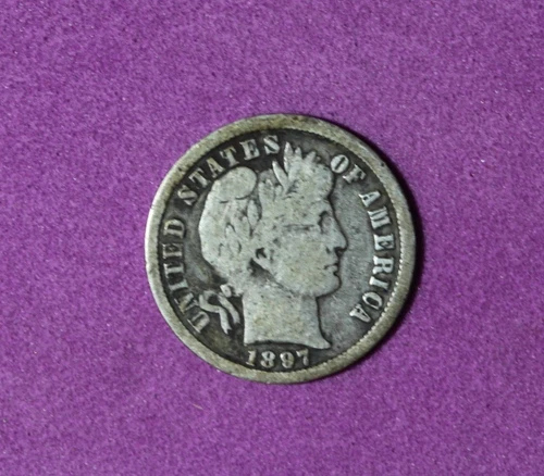 1897-O Barber Silver One Dime #P34067