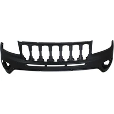 Bumper Cover For 11-17 Jeep Compass MK Platform with Fog Light Holes Front Upper