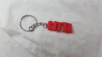 1 Schlüsselanhänger aus dem 3 D Drucker Dein Name Dein Ding! Personalisiert NEU