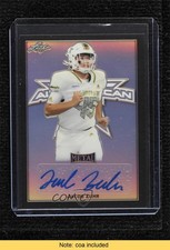 2020 Leaf Metal US Army All-American Bowl AAB Etch 1/1 Jacob Zuhr Auto 0s5
