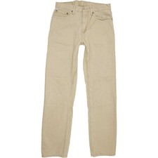 Levi's 505  Herren Beige Straight Regular  Jeans W32 L33 (81305)