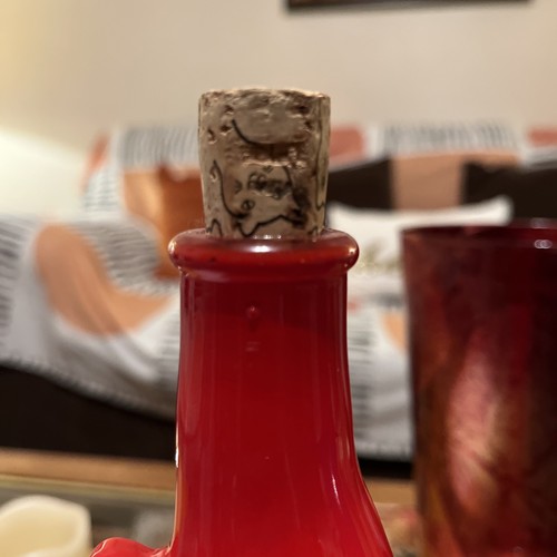 2018-20 Happy Cat Moselland Riesling Empty Wine Bottles W Corks Red Blue Purple - Picture 16 of 21