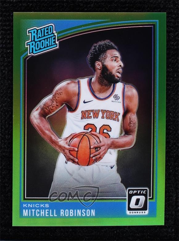 2018 Donruss Optic Rated Rookie Lime Green Prizm /149 Mitchell Robinson #163 7zf