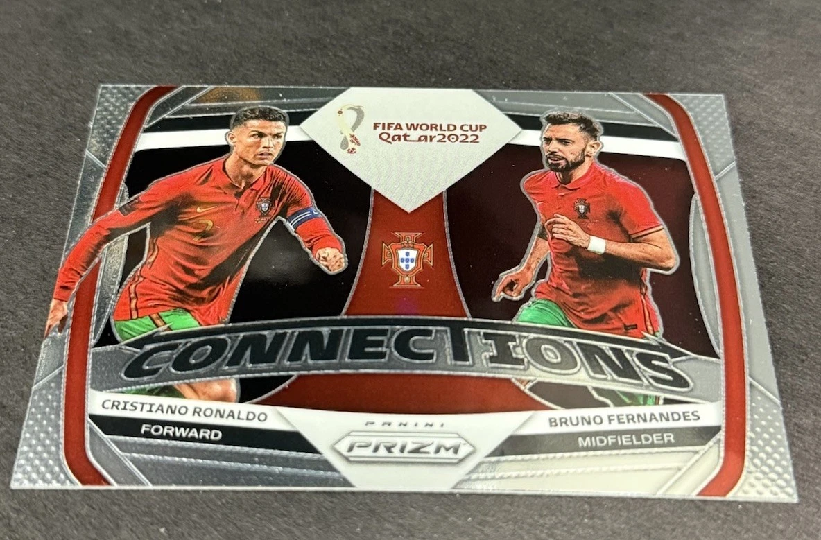 2022 Panini Prizm World Cup Qatar Bruno Fernandes Cristiano