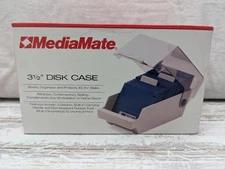 MediaMate 3-1/2 in / 3.5” Data Storage Protects 40 Disks Holder Case Flip Top