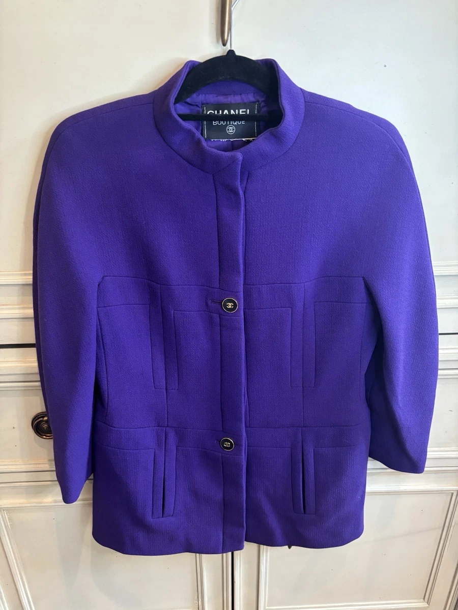 CHANEL Purple Coats, Jackets & Vests for Women for sale | eBay