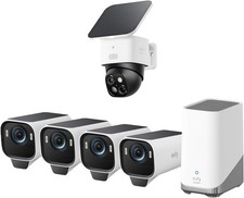Eufy EufyCam S3 Pro 4-Cam Kit  SoloCam S340 Solar Camera Outdoor Wireless 4K