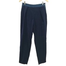 Issey Miyake Tapered Stretch Pants Women's 2 Navy IM44FF501