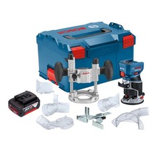 Bosch GKF 18V-8 Kantenfräse 18V 8,0 mm + 1x Akku 5,0Ah + L-Boxx - ohne Ladegerät