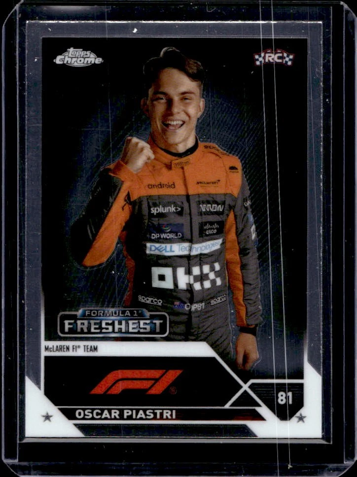 Oscar Piastri trading card