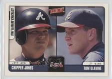 2001 Upper Deck Victory Stat Leaders Checklist Chipper Jones Tom Glavine HOF 2u3