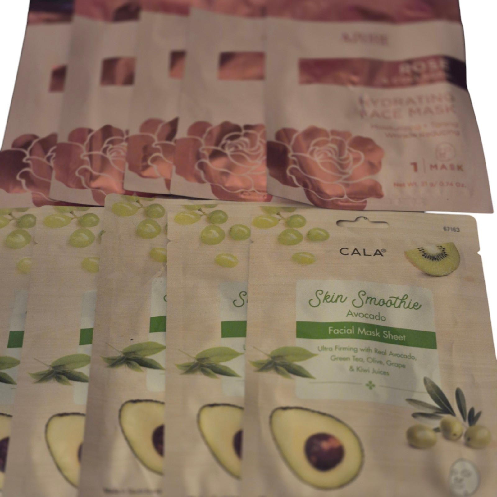 Cala & Azure Firming Hydration Sheet Mask Set - 10 Pack (5 Each)-image