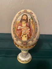 Roman, Inc. 6" The Good Shepherd Egg Figurine w/Pedestal Joseph Studio #47089