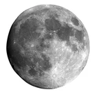 Moon sticker weatherproof bumper vinyl decal